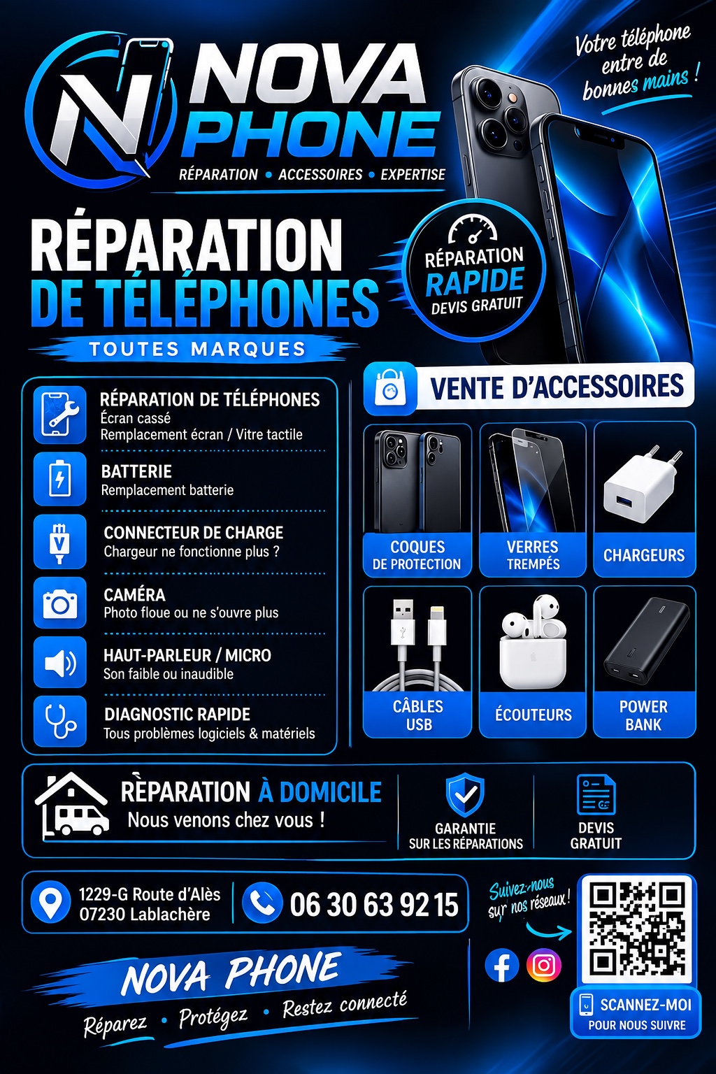Nova Phone réparation et accessoires